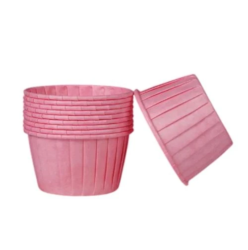 Cupcake/Muffin /Suffle Kek Kapsülü Pembe 50 Li ürün görseli