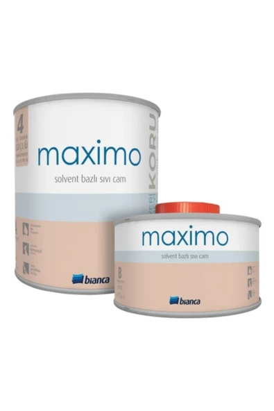 Bianca Maximo – Solvent Bazlı Sıvı Cam Ipek Mat 0,5 Kg - Resim 2
