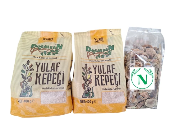 Doğalsan yulaf kepeği 400 gr 2 adet + Açlık otu 50 gr ikili avantajlı Dukan diyet seti - 1