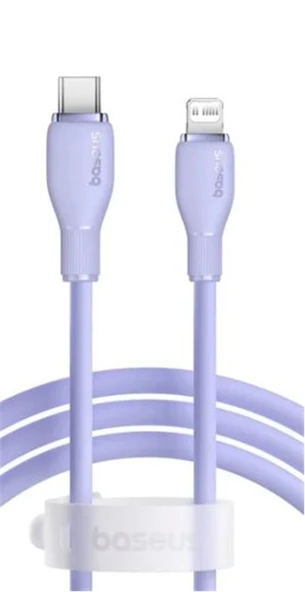 Baseus Pudding USB-A Light 2.4A Kablo 1.2m Mor (P10355700511-00) ürün görseli