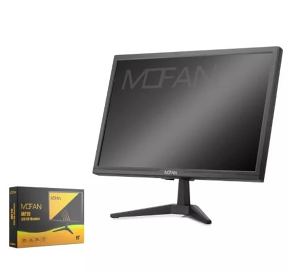 Mofan MF19 Led HD Monitör Hoparlör HDMI + VGA 75HZ 1440X900 IPS Panel Siyah ürün görseli