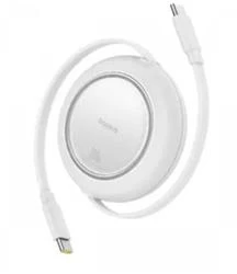 Baseus P10364500213-01 100W 1,5m ree2 Pull Mini Kablolu USB-C Şarj Kablosu Beyaz - 2