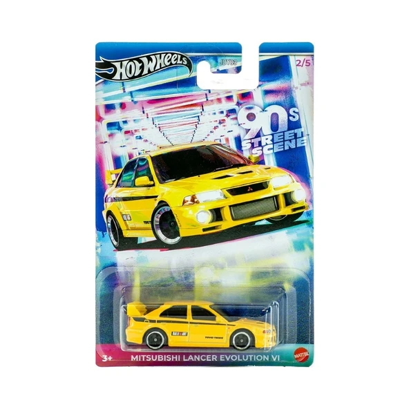 Hot Wheels 90's Street Scene Mitsubishi Lancer Evolution VI GDG44 JCB58 ürün görseli
