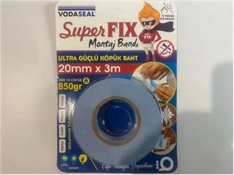 Vodaseal Super Fıx Köpük Bant 20mmX3m (Metal-Cam-Plastik-Ahşap) - 2