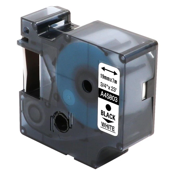 DYMO S0720930 D1 Yedek Şerit, 24 mm x 7 mt, Beyaz- Siyah (53713) ürün görseli