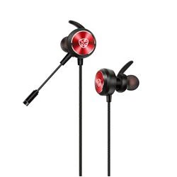 Hytech HY-GK3 3,5 Oyuncu Esnek Mikrofonlu Kırmızı Kulakiçi Kulaklık - 3