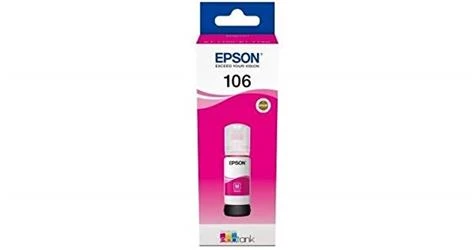 Epson 106 Magenta Kırmızı Şişe Mürekkep T00R340 L7160-7180 - Resim 2
