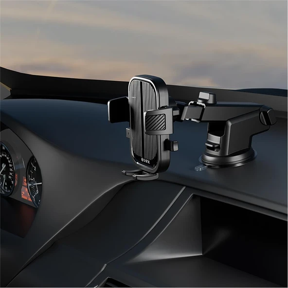 S-link SL-AT94 Universal Ayarlanabilir Siyah Araç Telefon Tutucu - Resim 2