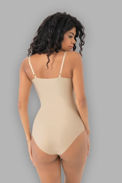 ALEXANDER HUD Ayarlanabilir Askılı Göbek Bel Toparlayıcı Sıkılaştırıcı Şekillendirici İnceltici Kadın Zıbın Korse - Resim 3