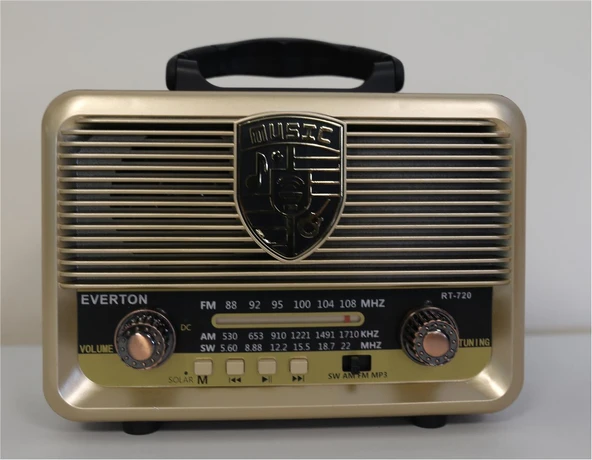 Everton RT-720 Bluetooth-USB-SD-FM Nostaljik Radyo - 2