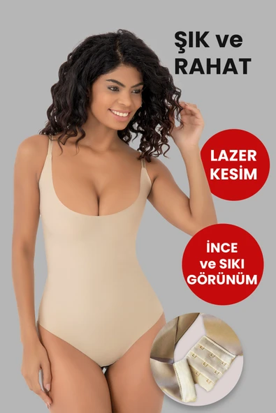 ALEXANDER HUD Ayarlanabilir Askılı Göbek Bel Toparlayıcı Sıkılaştırıcı Şekillendirici İnceltici Kadın Zıbın Korse ürün görseli