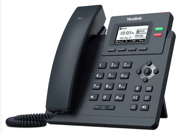 Yealink T31P IP Telefon PoE Destekli Adaptör Dahil ürün görseli