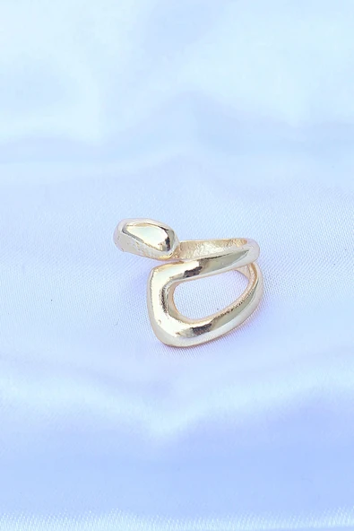 CEYLAN ADAM Pirinç Gold Renk Ayarlanabilir Yüzük - Resim 2