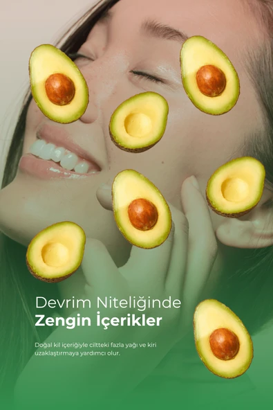 TTO THERMAL Avokado ve Üzüm Çekirdeği Yağ İçern Kil Maskesi - Resim 3