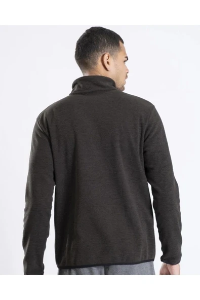 Exuma 2012125 Erkek Antrasit Yarı Fermuarlı Polar - Resim 3