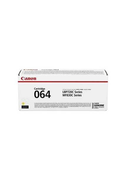 Canon CRG-064 Y Yellow Sarı 5.000 Sayfa Toner MF832 - 1