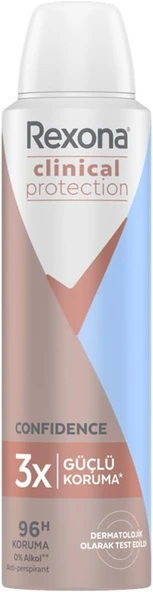 Rexona Clinical Protection Kadın Sprey Deodorant Confidence 150 ml ürün görseli