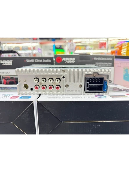 Reiss Rs-mx81dsp 3amfi Çıkışlı Profesyonel Dsp İşlemcili Oto Teyp Rgb Işıklı Bluetooth-usb - 2