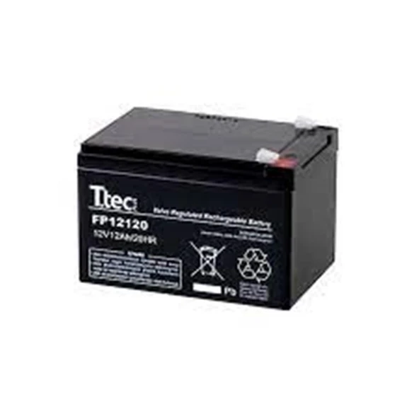 Ttec 12V 12AH Bakımsız Kuru Akü ürün görseli 1