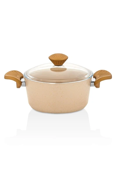 Taç Maxx Cook Krem 7 Parça Granit Tencere Seti - 4