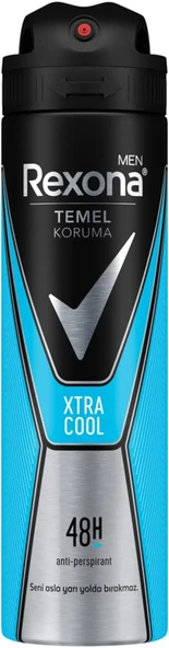 Rexona Men Temel Koruma Erkek Deodorant Sprey Xtra Cool Antiperspirant 150 ml ürün görseli 1