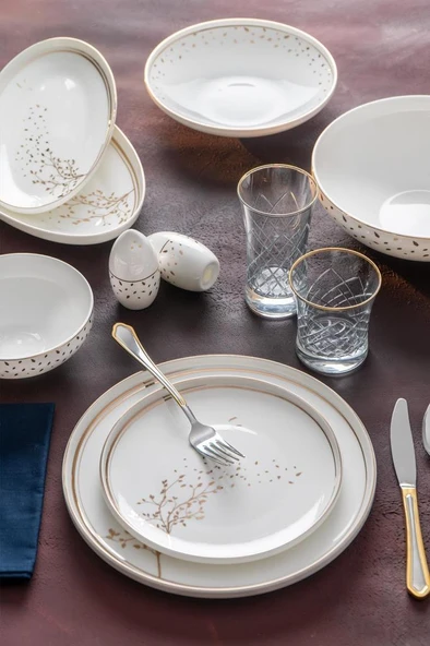 Acar Rosalind 57 Parça Yemek Takımı HNA-05265