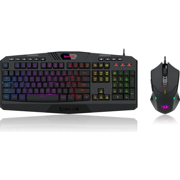 S101-5 Oyuncu Rgb Klavye + Mouse K503RGB + M601RGB - 1