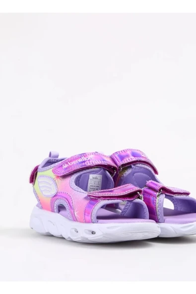 Benetton Lila Kız Çocuk Sandalet BNI-10113 - 5