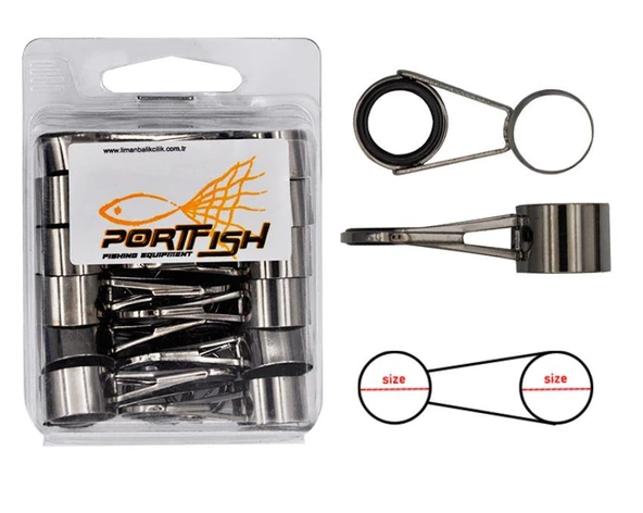 Paslanmaz Porselen Kamış Halkası 1 Adet