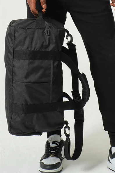 Ayakkabı Gözlü Çok Amaçlı Su Tutmaz Kumaş Hafif Unisex Seyahat Spor Çantası El Valizi // S02 Siyah - 3