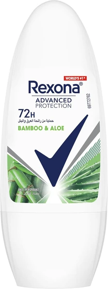 Rexona Üstün Koruma Kadın Roll On Deodorant Bambu & Aloe Vera 72 Saat Kesintisiz Koruma 50 ml