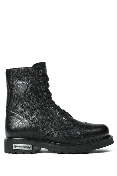 Hammer Jack Hakiki Deri Siyah Floter Erkek Bot ürün görseli