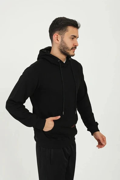 Joma Erkek Günlük Sweatshirt Hoody 4222316 SWEAT HOODY PAMUK BEGIN M - Resim 3