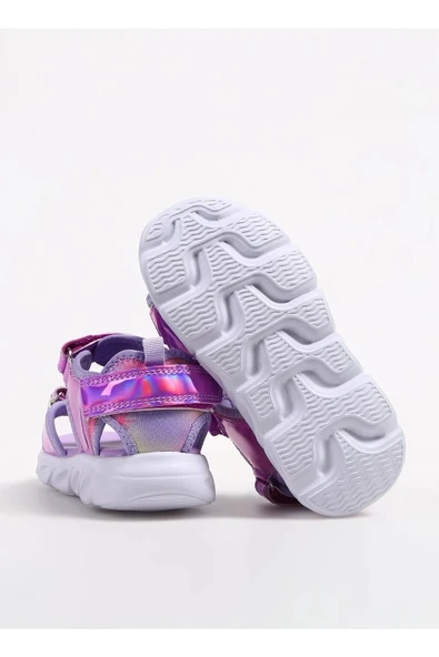 Benetton Lila Kız Çocuk Sandalet BNI-10113 - 4