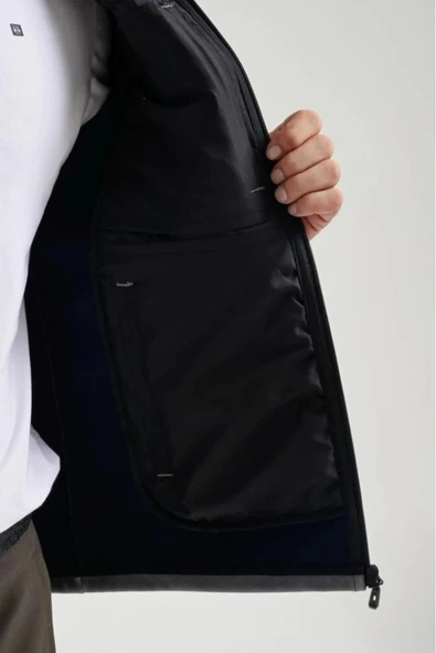 Exuma Erkek Mont Antrasit 2311137 - Resim 3