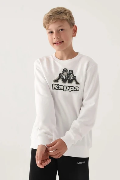 KAPPA KAPPA ERKEK ÇOCUK SWEATSHIRT KREM ürün görseli