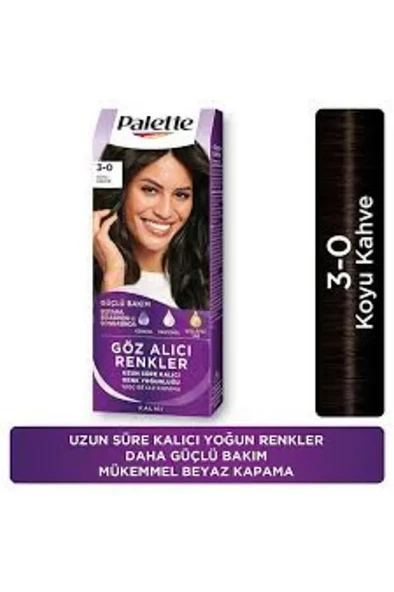 Palette Göz Alıcı Renkler 3/0 Koyu Kahve - 1