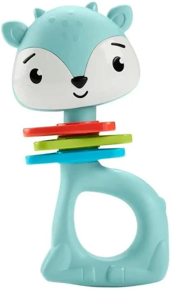 Fisher Price Eğlenceli Dostlar Çıngıraklı Dişlik - Tırtıklı Ceylan HJW11-HKD68 ürün görseli