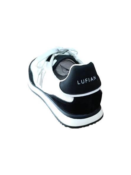 Lufian Gaban Erkek Deri Sneaker Ayakkabı Siyah - Resim 5