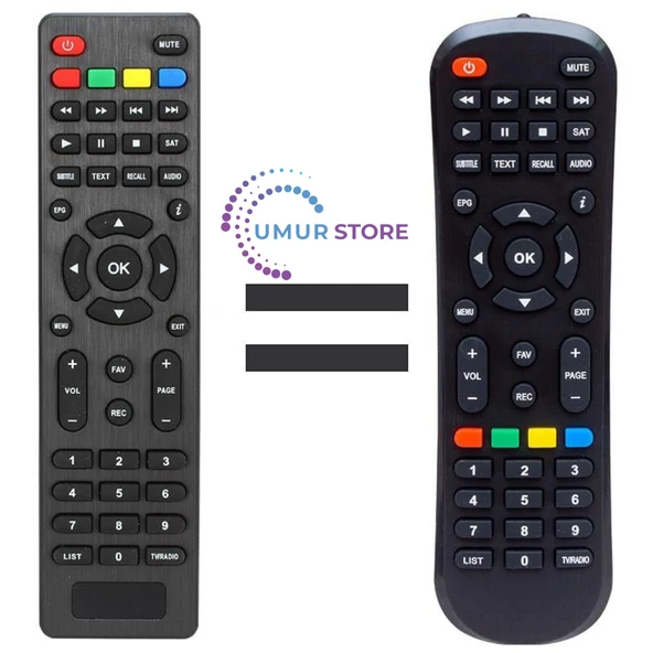 Showmax Blue HD Uydu Alıcı Kumandası ürün görseli