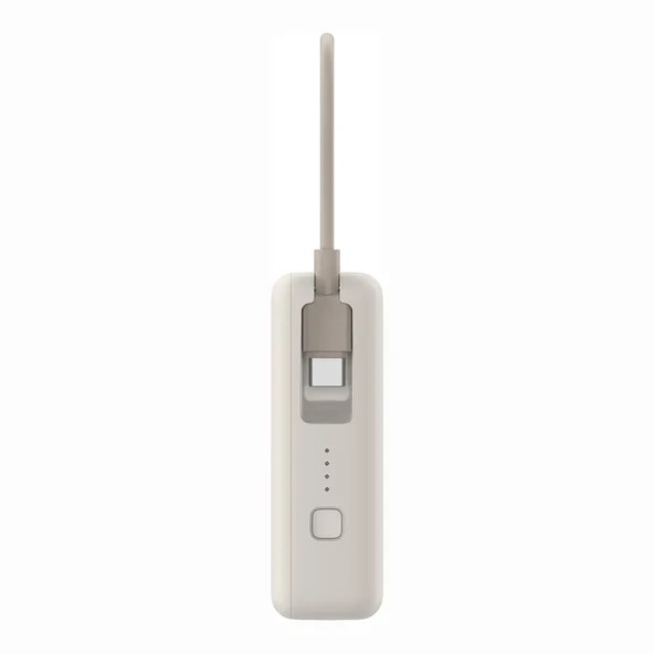 Xiaomi 33W Power Bank 10000 mAh Dahili Kablo Bej - 4