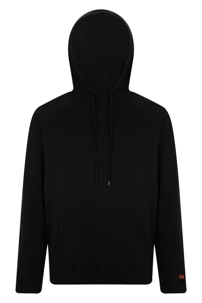 Superfly Men Kapüşonlu Sweat Erkek Siyah Sweatshirt 23169-2 - 1