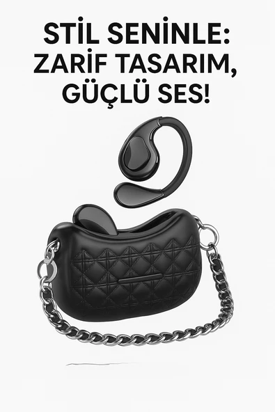 Çanta Tasarımlı Kablosuz Kulaklık  Şıklık ve Teknoloji Bir Arada - 2