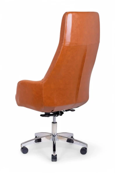 Chalette Kahverengi Deri Makam Koltuğu - 5