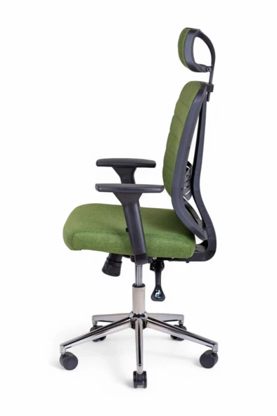 Paris Yeşil Keten Yönetici Koltuğu - 4