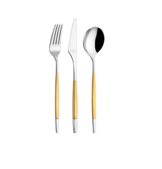 Aryıldz Qubra Prestige Mat Plus 84 Parça 12 Kişilik Çatal Kaşık Bıçak Takımı - 2