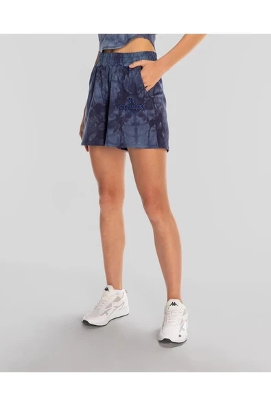 Kappa Authentic Rosemary Shorts Kadın Mavi Regular Fit Şort - Resim 2