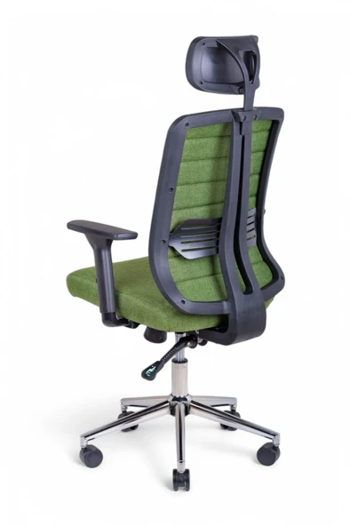 Paris Yeşil Keten Yönetici Koltuğu - 5