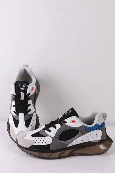 DUNLOP DNP-2234-Siyah Beyaz-Erkek GÜNLÜK SPOR AYAKKABI - Resim 2