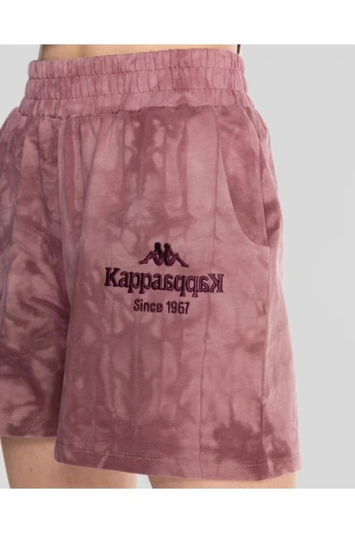 Kappa Authentic Rosemary Shorts Kadın Gül Kurusu Regular Fit Şort - Resim 3